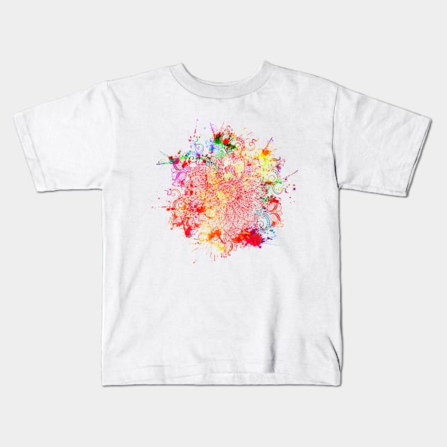 Mandala - Vandal Kids T-Shirt by aleibanez